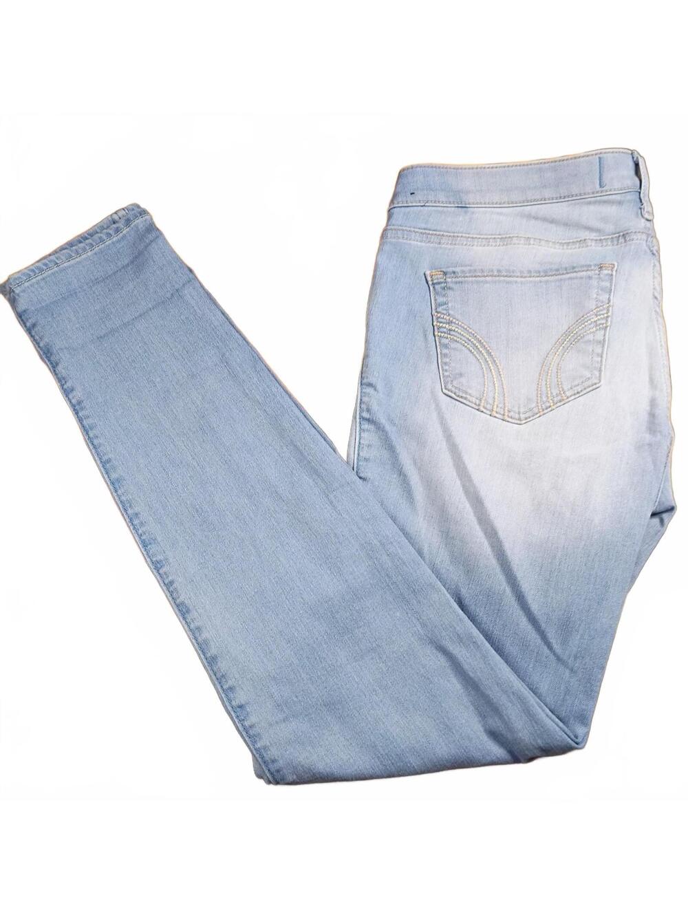 Hollister Light Blue Skinny Jeans Size 30W 29L